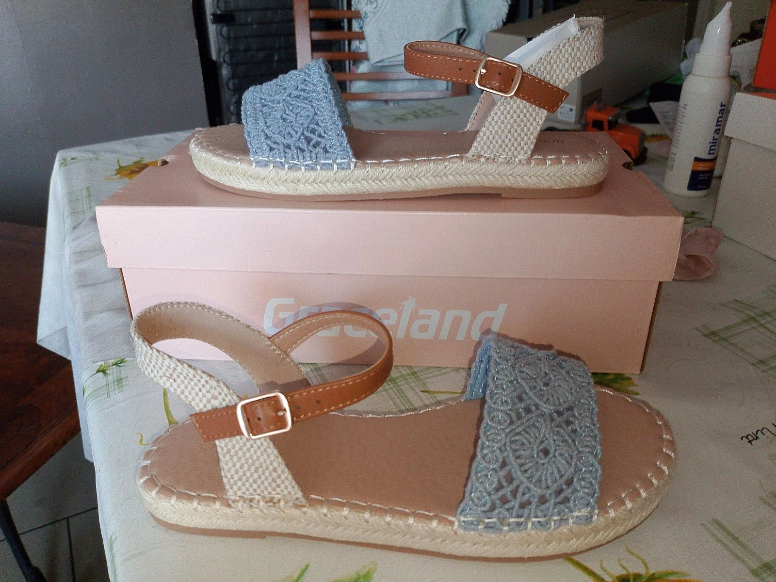 Sandales espadrilles Graceland Style Bohème – Taille 36 – Neuves !